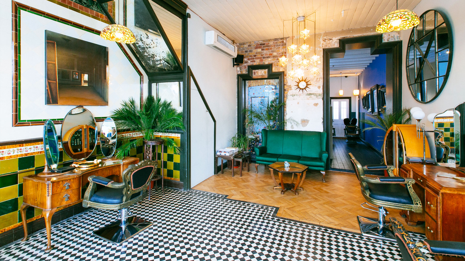 Blue Tit London Salon hairdressers in peckham interior