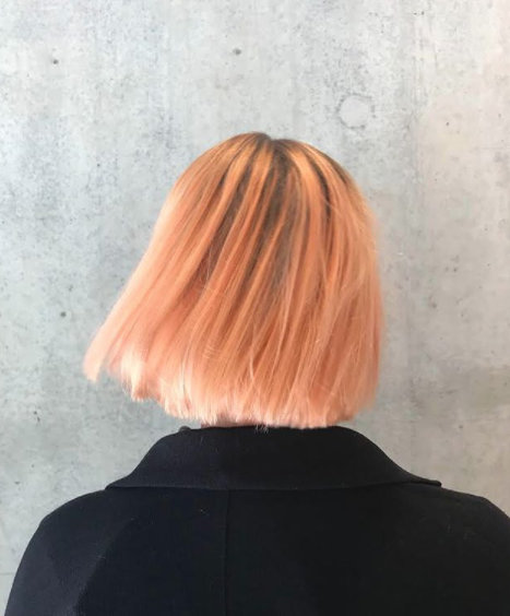 hair resolutions for 2018 - pink hair from the back