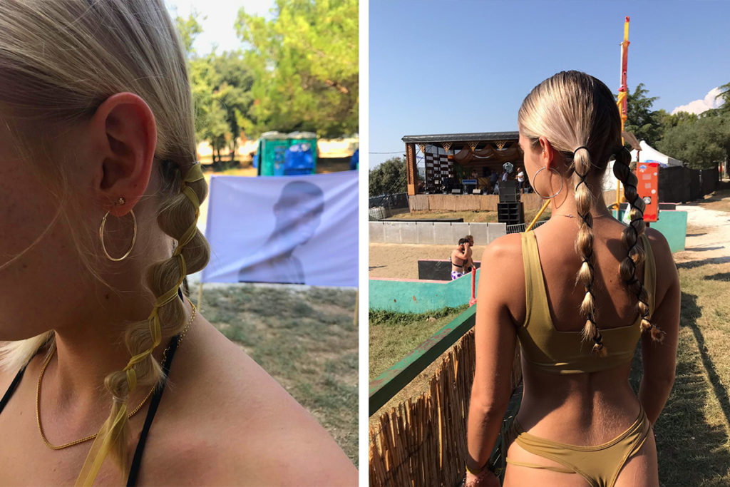 Blue Tit Updo Dimensions Festival 