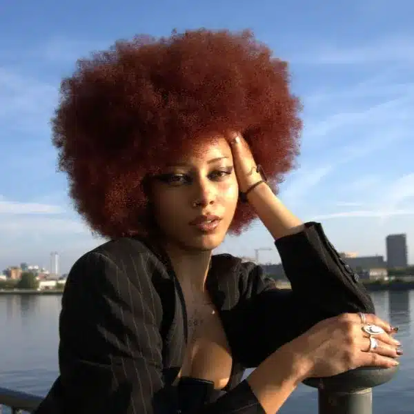 Voluminous Textured Afro styled for Salon International 2025