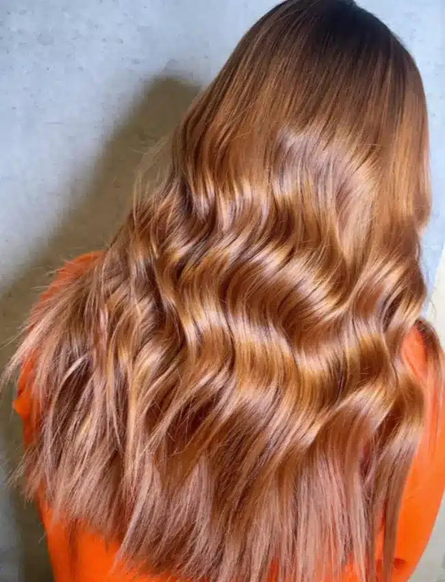 Copper balayage by Aimee, Blue Tit Leyton